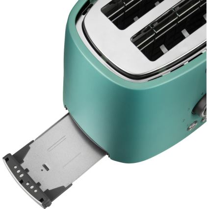 Sencor - Tosteris ar divām atverēm un sildīšanas režģi 1000W/230V mentolkrāsas