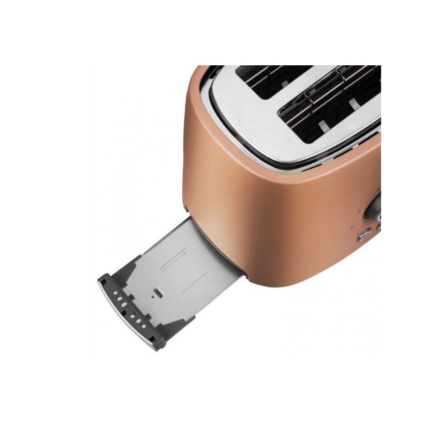 Sencor - Tosteris ar divām atverēm un uzsildīšanu 1000W/230V varš
