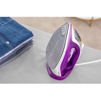 Sencor - Tvaika gludeklis 2400W/230V violets/balts
