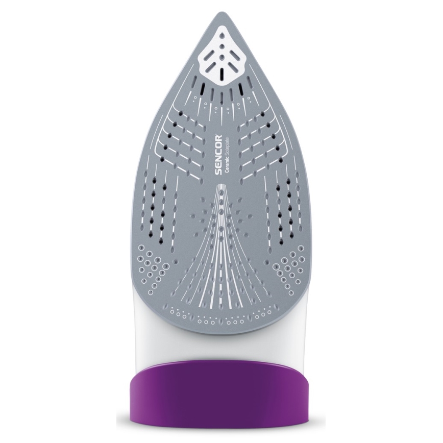 Sencor - Tvaika gludeklis 2400W/230V violets/balts