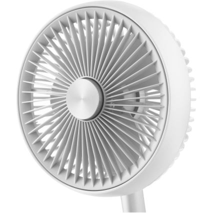 Sencor - Uzlādējams galda ventilators 5W/5V 4000 mAh balts