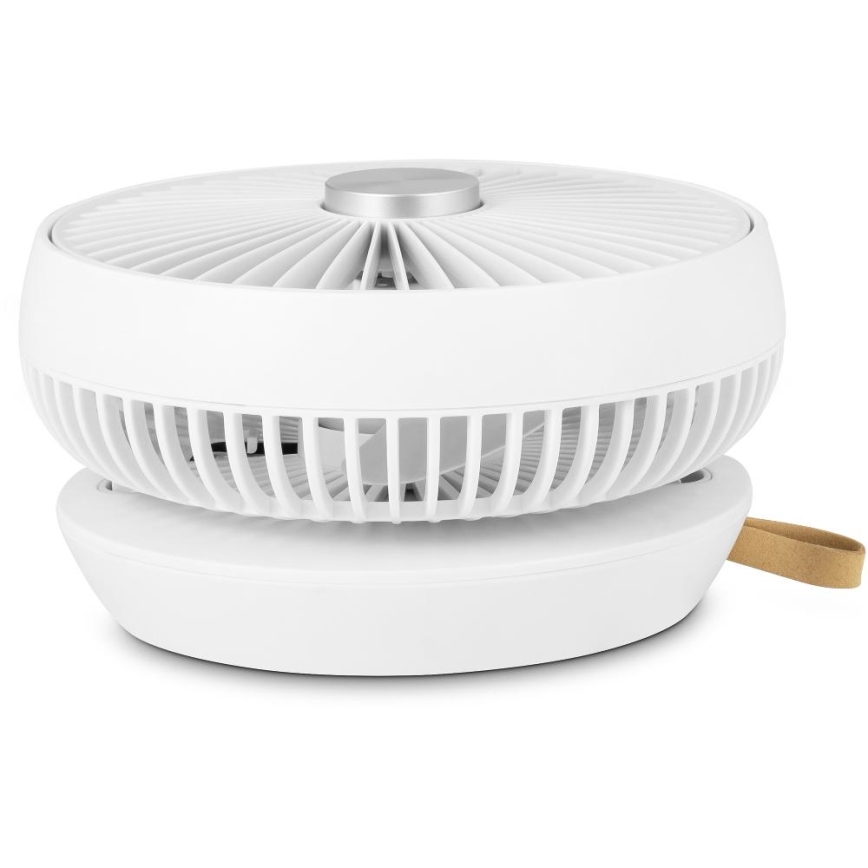 Sencor - Uzlādējams galda ventilators 5W/5V 4000 mAh balts
