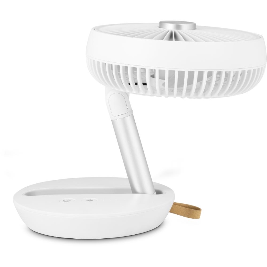 Sencor - Uzlādējams galda ventilators 5W/5V 4000 mAh balts
