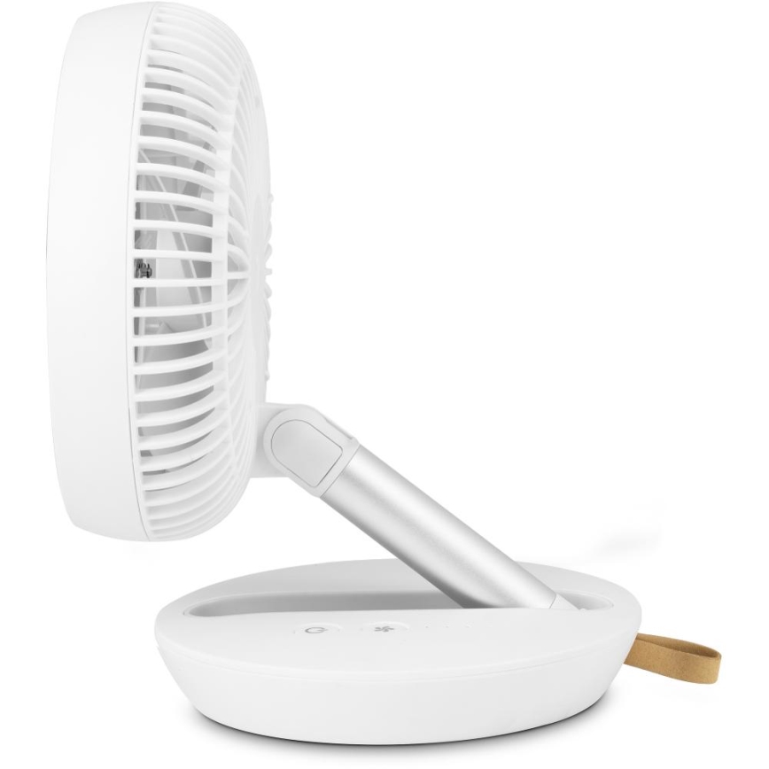 Sencor - Uzlādējams galda ventilators 5W/5V 4000 mAh balts
