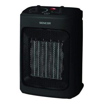 Sencor - Ventilators ar keramikas sildīšanas elementu 900/1300/2000W/230V melns