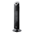 Sencor - Ventilators ar keramisko sildītāju 1300/2500W/230V melns + tālvadības pults