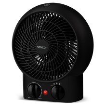 Sencor - Ventilators ar sildītāju 1200/2000W/230V melns