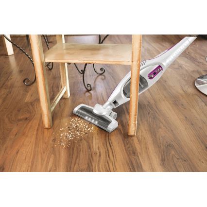 Sencor - Vertikālais putekļu sūcējs ar elektrisko rotējošo birsti 2in1 110W/14,8V 2200 mAh balts