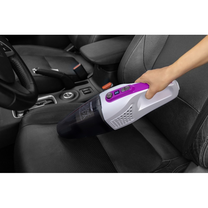 Sencor - Vertikālais putekļu sūcējs ar elektrisko rotējošo birsti 2in1 110W/14,8V 2200 mAh balts