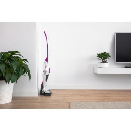 Sencor - Vertikālais putekļu sūcējs ar elektrisko rotējošo birsti 2in1 110W/14,8V 2200 mAh balts