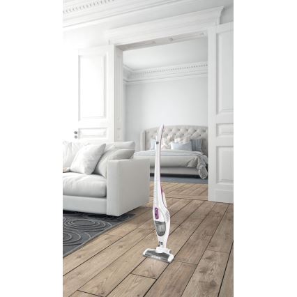 Sencor - Vertikālais putekļu sūcējs ar elektrisko rotējošo birsti 2in1 110W/14,8V 2200 mAh balts