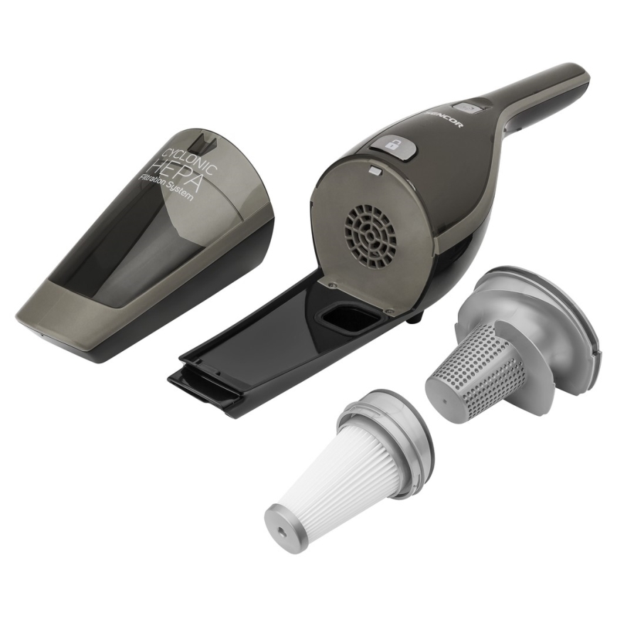 Sencor - Vertikālais putekļu sūcējs 2in1 110W/21,6V 2000 mAh pelēks