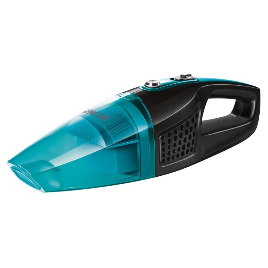 Sencor - Vertikālais putekļu sūcējs ar elektrisko rotējošo birsti 2in1 80W/14,4V 2200 mAh melns/zils