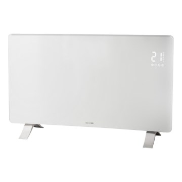 Sencor - Viedais elektriskais tiešsildītājs/konvektors 1200/2400W/230V IP24 Wi-Fi balts