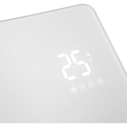 Sencor - Viedais elektriskais tiešsildītājs/konvektors 1200/2400W/230V IP24 Wi-Fi balts