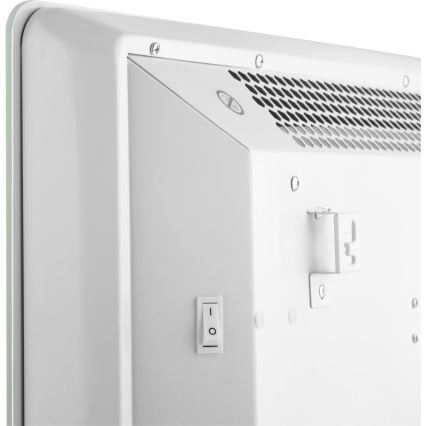 Sencor - Viedais elektriskais tiešsildītājs/konvektors 1200/2400W/230V IP24 Wi-Fi balts
