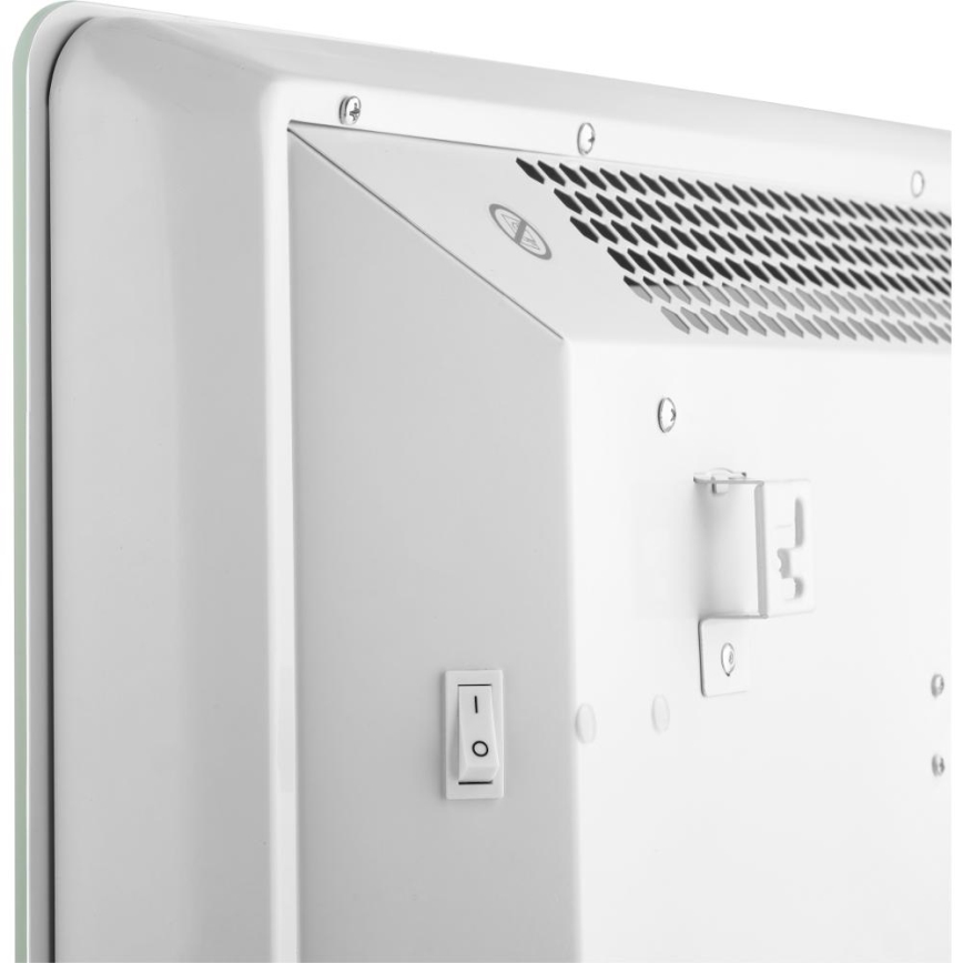 Sencor - Viedais elektriskais tiešsildītājs/konvektors 1200/2400W/230V IP24 Wi-Fi balts