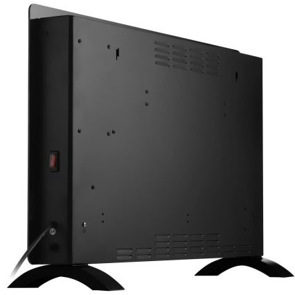 Sencor - Viedais elektriskais konvektors/sildītājs 2000W/230V IP24 Wi-Fi melns + tālvadības pults