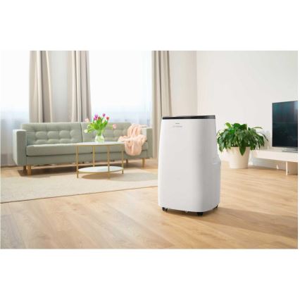Sencor - Viedais pārnēsājamais gaisa kondicionieris 4 vienā ar pilnu piederumu komplektu 1750W/230V 18000 BTU Wi‑Fi balts + tālvadības pults