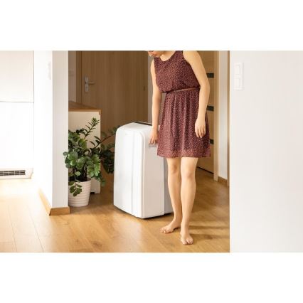 Sencor - Viedais mobilais gaisa kondicionieris 3in1, ieskaitot visus piederumus 1450W/230V 12000 BTU Wi-Fi balta + tālvadības pults