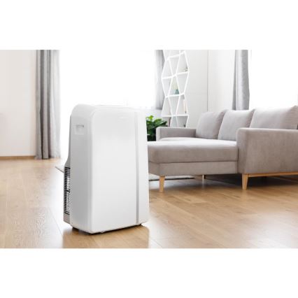 Sencor - Viedais mobilais gaisa kondicionieris 3in1, ieskaitot visus piederumus 1450W/230V 12000 BTU Wi-Fi balta + tālvadības pults