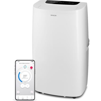 Sencor - Viedais mobilais gaisa kondicionieris 3in1, ieskaitot visus piederumus 1700W/230V 16000 BTU Wi-Fi + tālvadības pults
