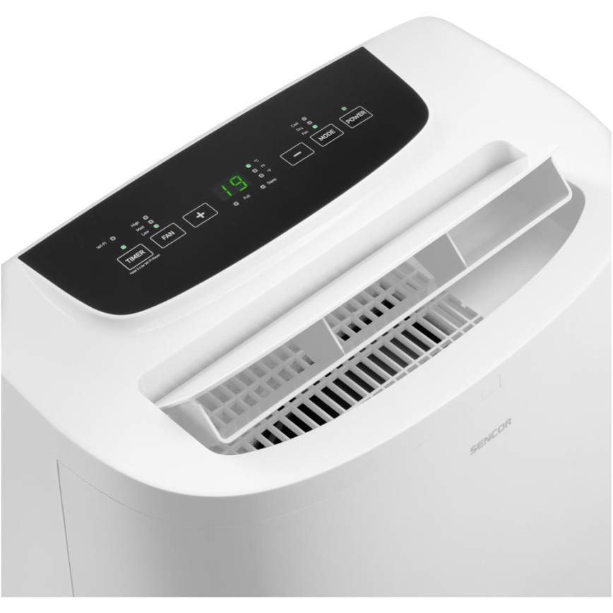 Sencor - Viedais mobilais gaisa kondicionieris 3in1, ieskaitot visus piederumus 1700W/230V 16000 BTU Wi-Fi + tālvadības pults