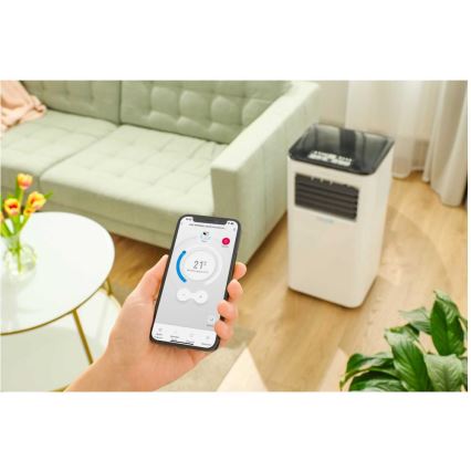 Sencor - Viedais mobilais gaisa kondicionieris 3in1, ieskaitot visus piederumus 805W/230V 8000 BTU Wi-Fi + tālvadības pults