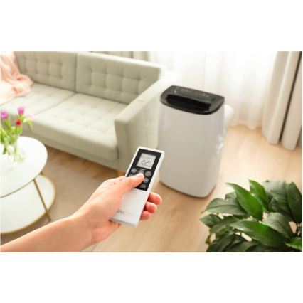 Sencor - Vieds portatīvais gaisa kondicionieris 4 vienā ar pilnu piederumu komplektu 1700W/230V 12000 BTU Wi‑Fi balts + tālvadības pults