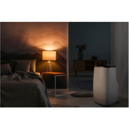 Sencor - Vieds portatīvais gaisa kondicionieris 4 vienā ar pilnu piederumu komplektu 1700W/230V 12000 BTU Wi‑Fi balts + tālvadības pults