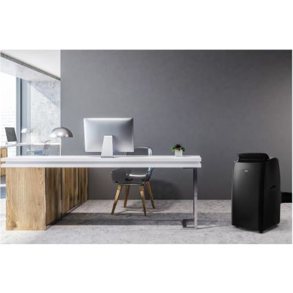Sencor - Viedais mobilais gaisa kondicionieris iekļauti visi piederumi 900W/230V 9000 BTU Wi-Fi melna + tālvadības pults