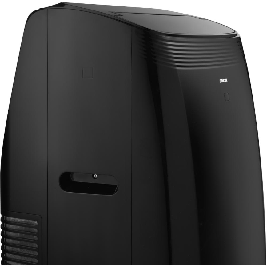 Sencor - Viedais mobilais gaisa kondicionieris iekļauti visi piederumi 900W/230V 9000 BTU Wi-Fi melna + tālvadības pults