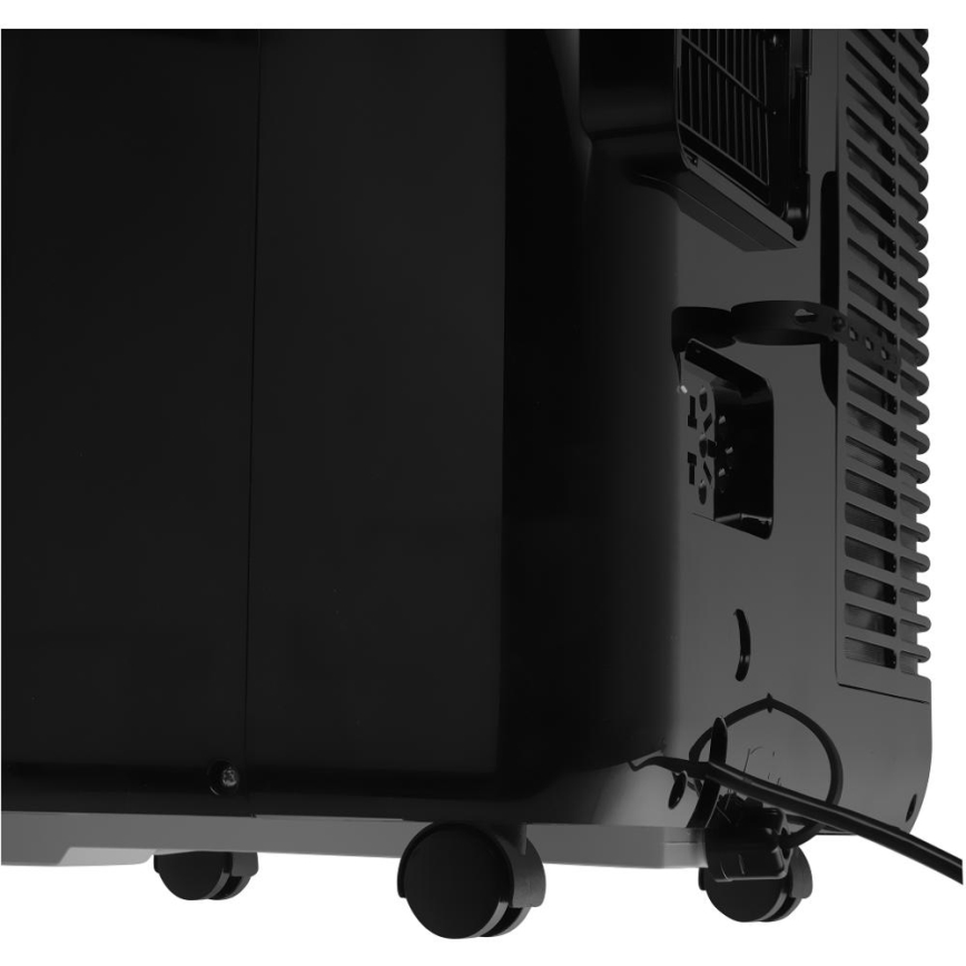 Sencor - Viedais mobilais gaisa kondicionieris iekļauti visi piederumi 900W/230V 9000 BTU Wi-Fi melna + tālvadības pults