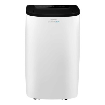Sencor - Viedais pārnēsājamais gaisa kondicionieris 4 vienā ar pilnu piederumu komplektu 1750W/230V 18000 BTU Wi‑Fi balts + tālvadības pults