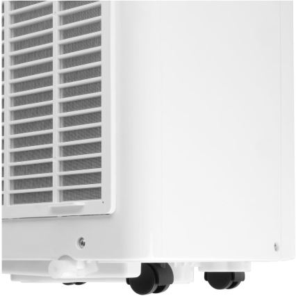 Sencor - Viedais portatīvais gaisa kondicionieris 5‑vienā ar pilnu piederumu komplektu, 733W/230V, 9000 BTU, Wi‑Fi, balts + tālvadība