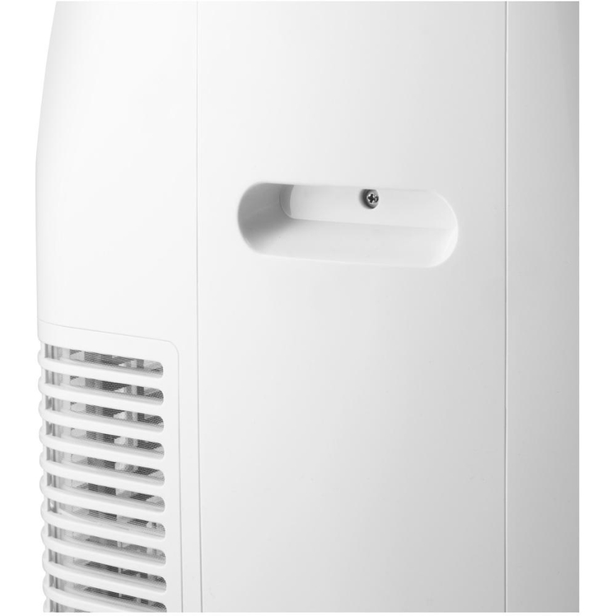 Sencor - Viedais portatīvais gaisa kondicionieris 5‑vienā ar pilnu piederumu komplektu, 733W/230V, 9000 BTU, Wi‑Fi, balts + tālvadība