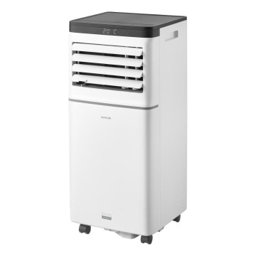 Sencor - Viedais portatīvais gaisa kondicionieris 3-in-1 ar pilnu piederumu komplektu 1020W/230V 10000 BTU Wi-Fi balts + tālvadība