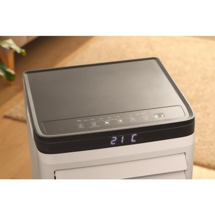 Sencor - Viedais portatīvais gaisa kondicionieris 3-in-1 ar pilnu piederumu komplektu 1020W/230V 10000 BTU Wi-Fi balts + tālvadība
