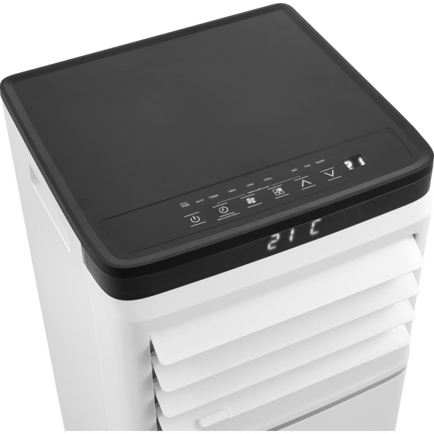 Sencor - Viedais portatīvais gaisa kondicionieris 3-in-1 ar pilnu piederumu komplektu 1020W/230V 10000 BTU Wi-Fi balts + tālvadība