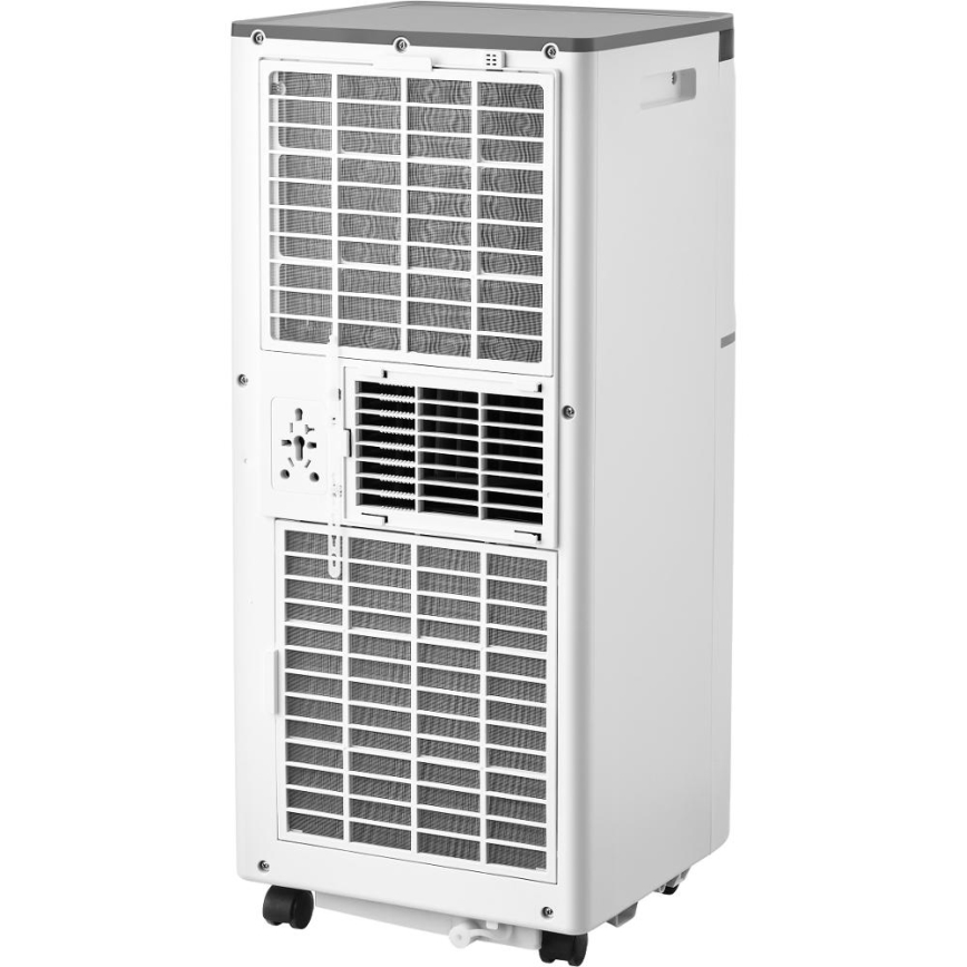 Sencor - Viedais portatīvais gaisa kondicionieris 3 vienā, ieskaitot pilnu piederumu komplektu 815W/230V 8000 BTU Wi-Fi balts + tālvadības pults