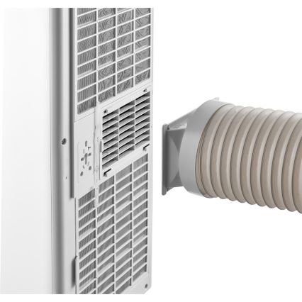 Sencor - Viedais portatīvais gaisa kondicionieris 3 vienā, ieskaitot pilnu piederumu komplektu 815W/230V 8000 BTU Wi-Fi balts + tālvadības pults