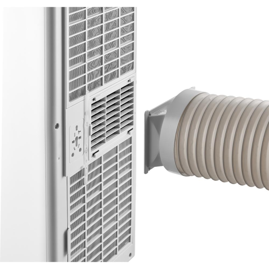 Sencor - Viedais portatīvais gaisa kondicionieris 3 vienā, ieskaitot pilnu piederumu komplektu 815W/230V 8000 BTU Wi-Fi balts + tālvadības pults