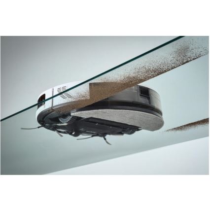 Sencor - Viedais robota putekļu sūcējs ar mopu 2in1 28W/2600 mAh Wi-Fi balta + tālvadības pults