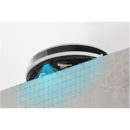 Sencor - Viedais robota putekļu sūcējs ar mopu 2in1 28W/2600 mAh Wi-Fi balta + tālvadības pults
