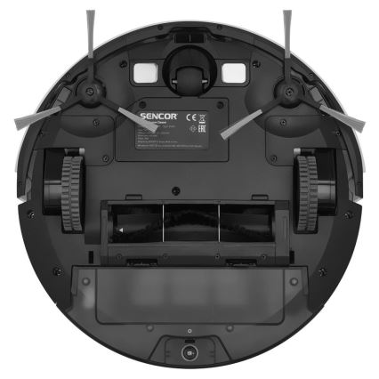 Sencor - Viedais robota putekļu sūcējs ar mopu 2in1 28W/2600 mAh Wi-Fi balta + tālvadības pults