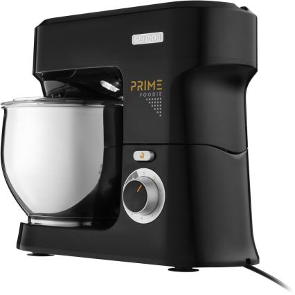 Sencor - Virtuves kombains ar nerūsējošā tērauda bļodu 1000W/230V melns