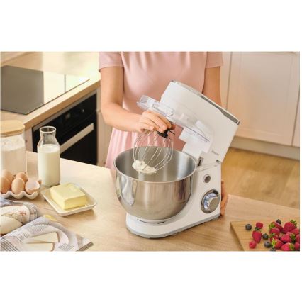 Sencor - virtuves robots ar nerūsējošā tērauda bļodu 1300W/230V balts