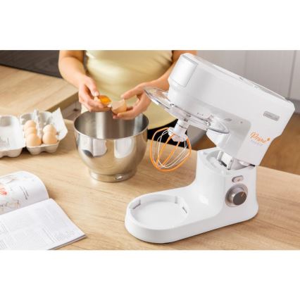 Sencor - Virtuves robots ar nerūsējoša tērauda trauku 1000W/230V balta