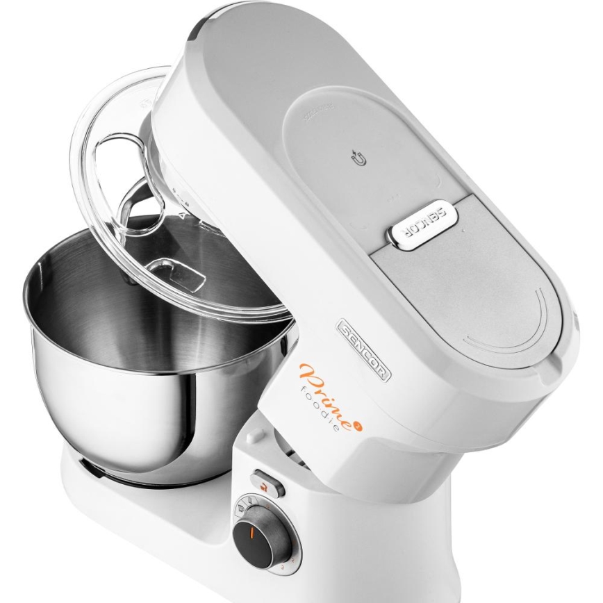 Sencor - Virtuves robots ar nerūsējoša tērauda trauku 1000W/230V balta