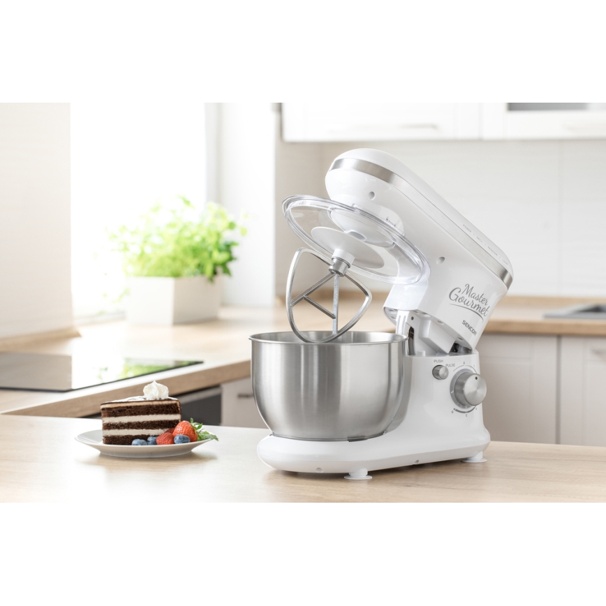 Sencor - Virtuves robots ar nerūsējoša tērauda trauku 600W/230V